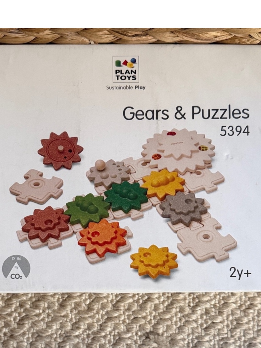 Plan Toys Gears and Puzzle Toy